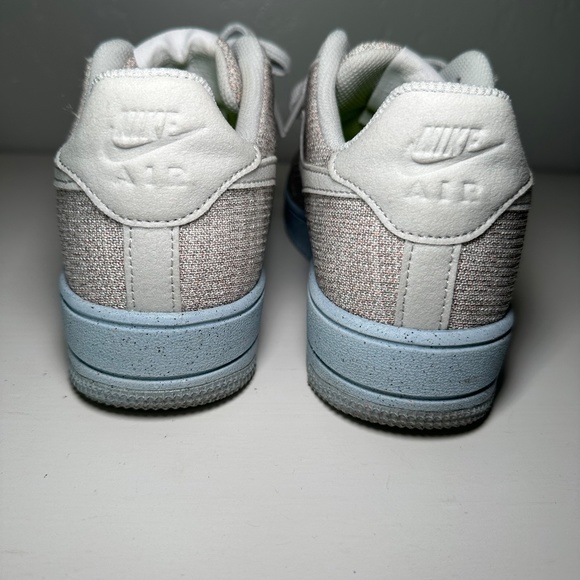 Nike Air Force 1 Crater Flyknit GS Youth 7Y White Photon Dust Sneaker - Picture 5 of 9